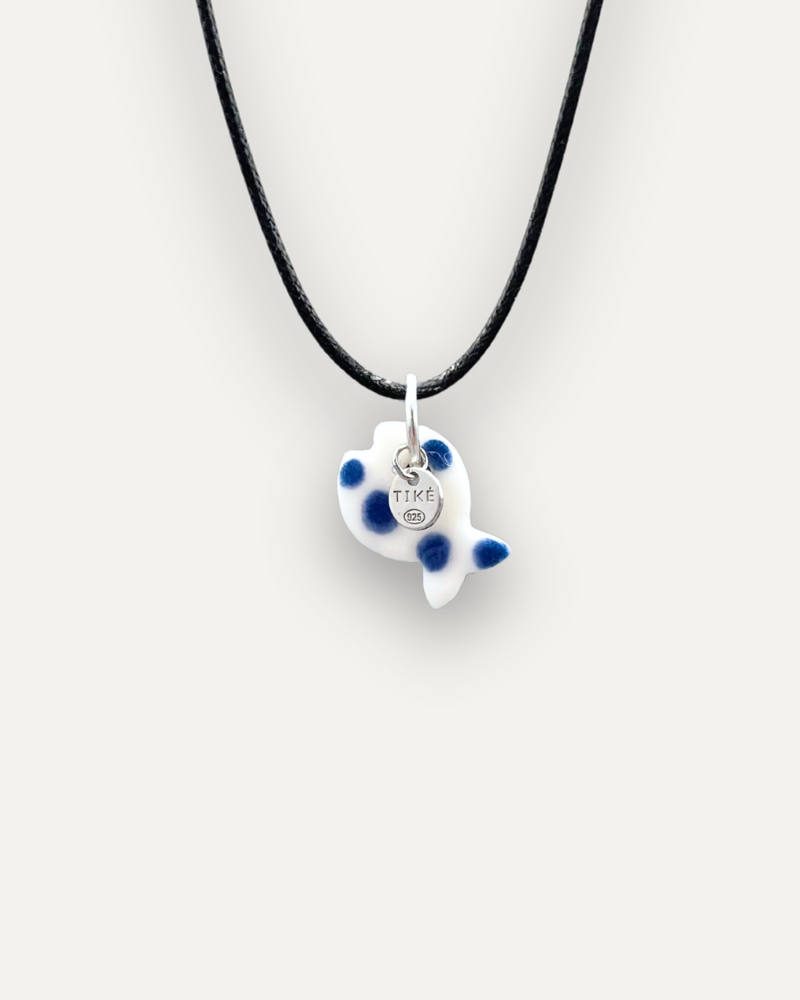 Charms - Porcellana Pesce Blu Pallini
