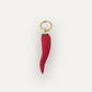 Charms - Cornino Rosso Ciondolo in Porcellana
