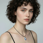Charms - Ciondolo in Porcellana Cuore Blu - Lettera G