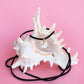 Collana Choker Gatto Bianco in Porcellana